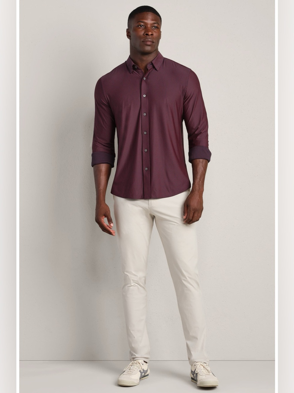 Rhone Commuter Slim Fit Performance Button-Up Shirt L NWOT